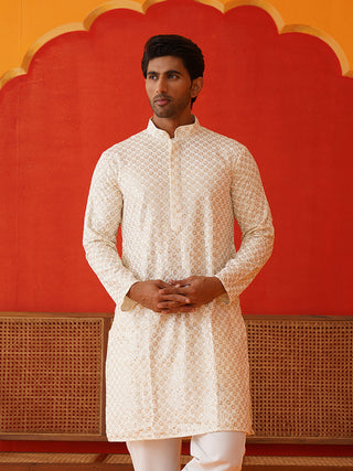 Sequins & Embroidered Kurtas For Men