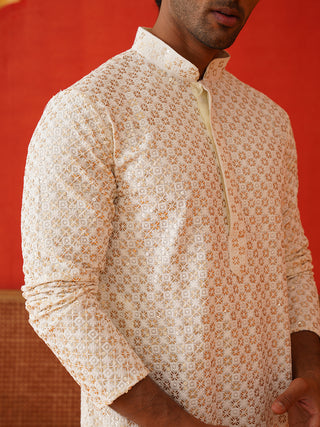 Sequins & Embroidered Kurtas For Men