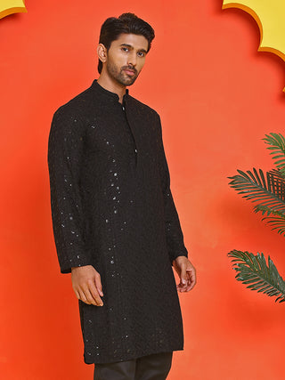 Sequin Embroidered Pure Cotton Kurtas