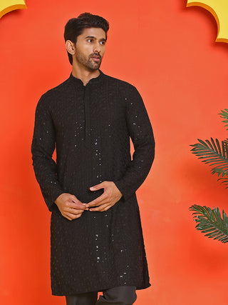 Sequin Embroidered Pure Cotton Kurtas