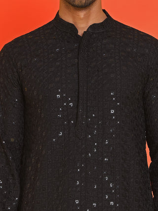 Sequin Embroidered Pure Cotton Kurtas