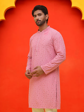 Sequin Embroidered Pure Cotton Kurtas