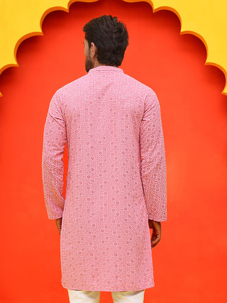 Sequin Embroidered Pure Cotton Kurtas