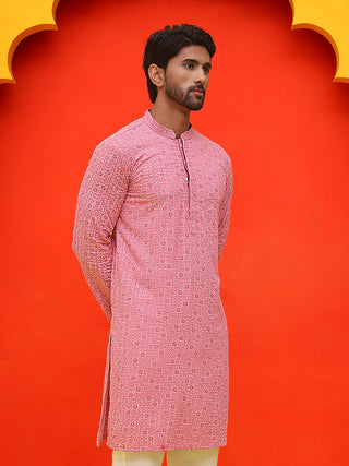 Sequin Embroidered Pure Cotton Kurtas