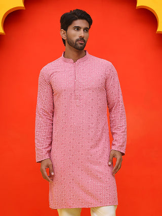 Sequin Embroidered Pure Cotton Kurtas