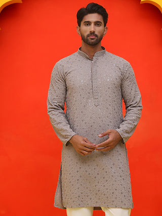 Sequin Embroidered Pure Cotton Kurtas