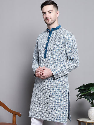 Sequin Embroidered Silk Blend Kurtas