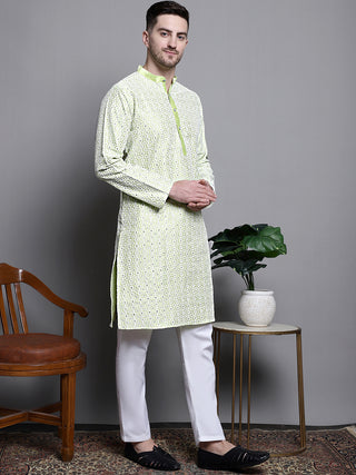 Sequin Embroidered Silk Blend Kurtas