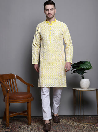 Sequin Embroidered Silk Blend Kurtas