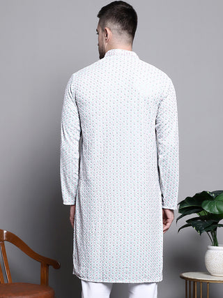 Sequin Embroidered Pure Cotton Kurtas