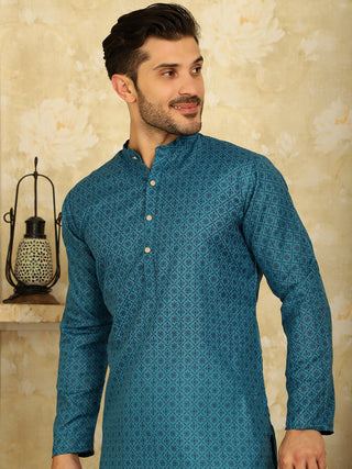 Men's Printed Cotton Kurtas