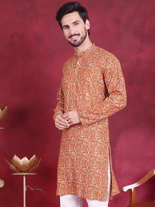 Men's Digital Printed Kurtas.