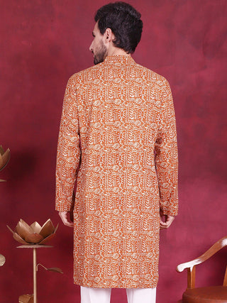 Men's Digital Printed Kurtas.