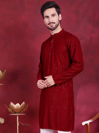 Sequins Chikankari Kurtas