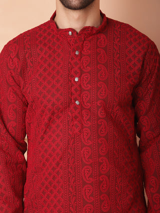 Men's Chikankari Embroidered Kurtas