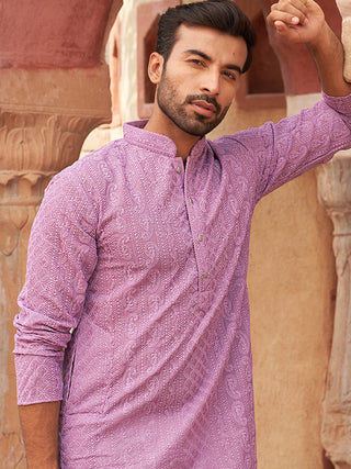 Men's Chikankari Embroidered Kurtas
