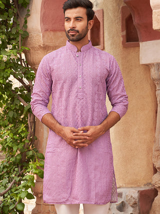 Men's Chikankari Embroidered Kurtas