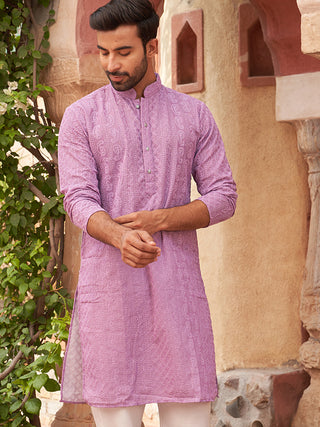 Men's Chikankari Embroidered Kurtas