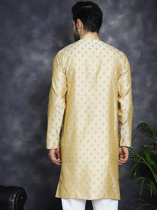 Woven Design Silk Blend Kurtas