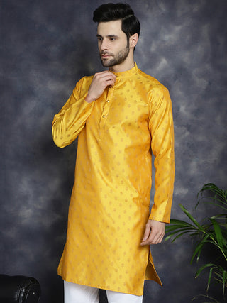 Woven Design Silk Blend Kurtas