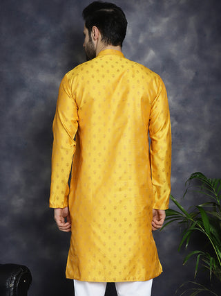 Woven Design Silk Blend Kurtas