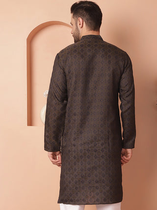 Woven Design Silk Blend Kurtas