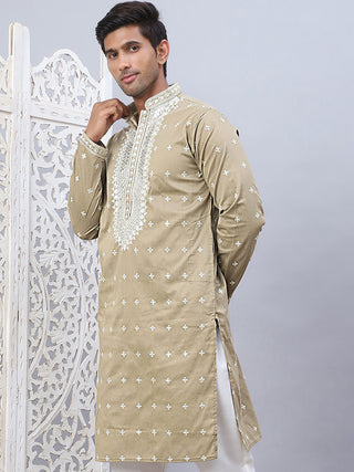 Men's Sequins Embroidered Kurtas