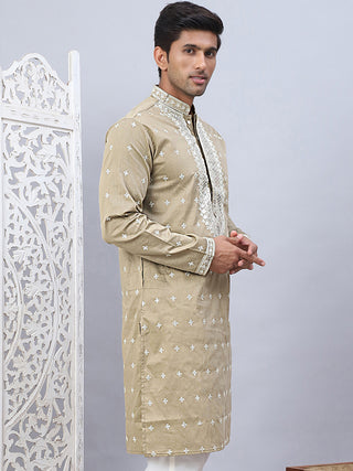 Men's Sequins Embroidered Kurtas