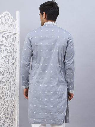 Men's Sequins Embroidered Kurtas