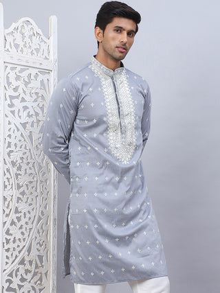 Men's Sequins Embroidered Kurtas