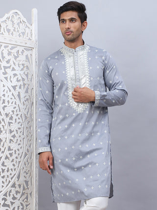 Men's Sequins Embroidered Kurtas