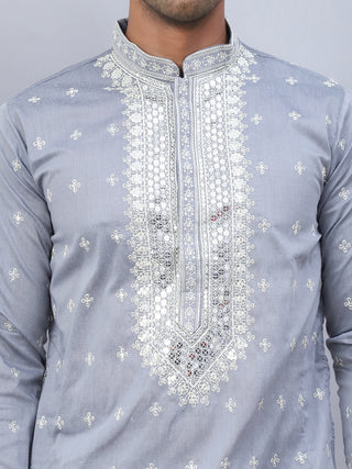 Men's Sequins Embroidered Kurtas