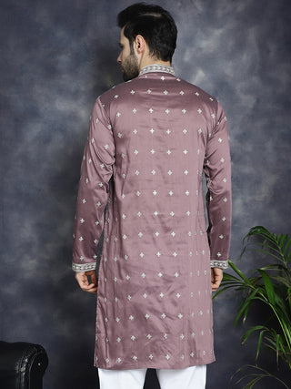 Men's Sequins Embroidered Kurtas