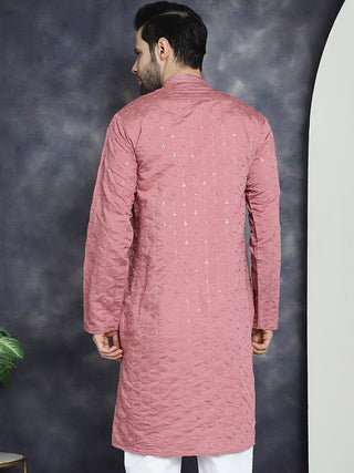 Men's Sequins Embroidered Kurtas