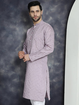 Men's Sequins Embroidered Kurtas