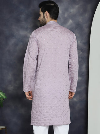 Men's Sequins Embroidered Kurtas