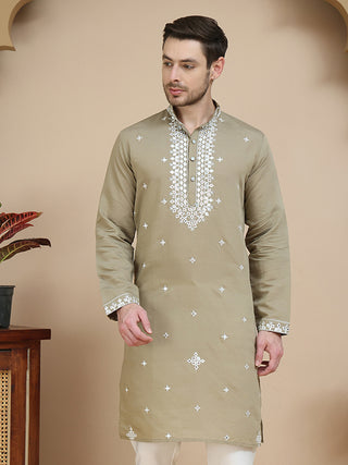 Men's Embroidered Kurtas