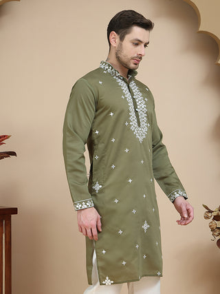 Men's Embroidered Kurtas