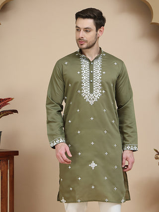 Men's Embroidered Kurtas