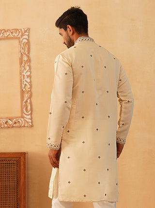 Men's Sequins Embroidered Kurtas