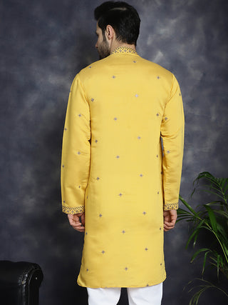 Men's Sequins Embroidered Kurtas