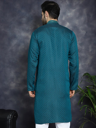 Men's Sequins Embroidered Kurtas