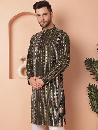 Men's Mirror Work Kurtas