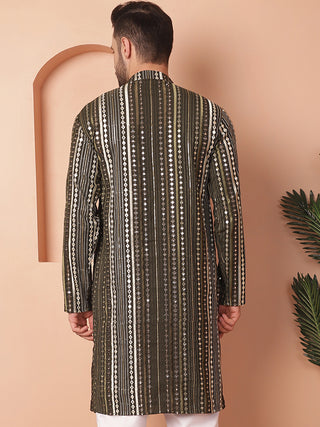 Men's Mirror Work Kurtas