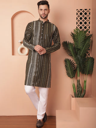 Men's Mirror Work Kurtas