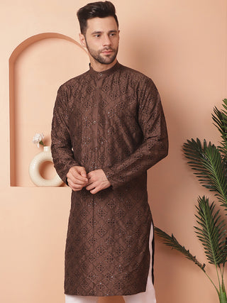 Men's Chikankari and Sequence Kurtas