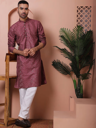 Men's Embroidered and Sequins Kurtas