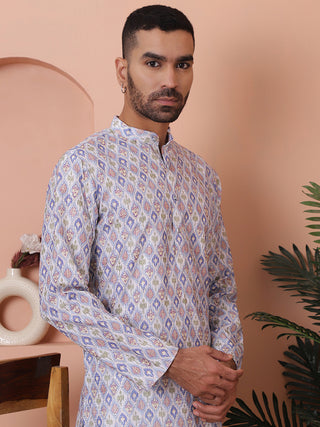 Men's Printed and Embroidered Kurtas