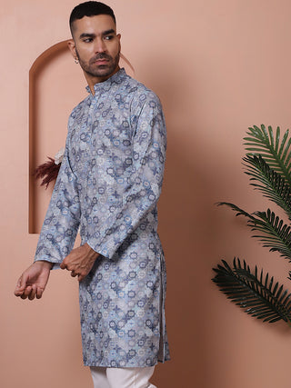 Men's Printed and Embroidered Kurtas