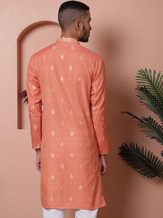 Men's Foil Printed Kurtas